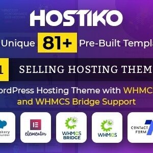 Hostiko WordPress WHMCS Hosting Theme