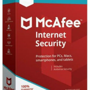 McAfee Internet Security (1 year, 1 device) Latest Version + Free Updates