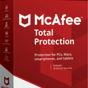 McAfee: Total Protection (1 year, 1 device) Latest Version + Free Updates