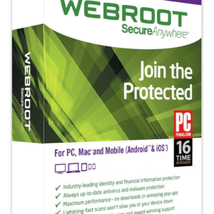 Webroot SecureAnywhere Complete (1 Year / 1 Device) Latest Version + Free Updates